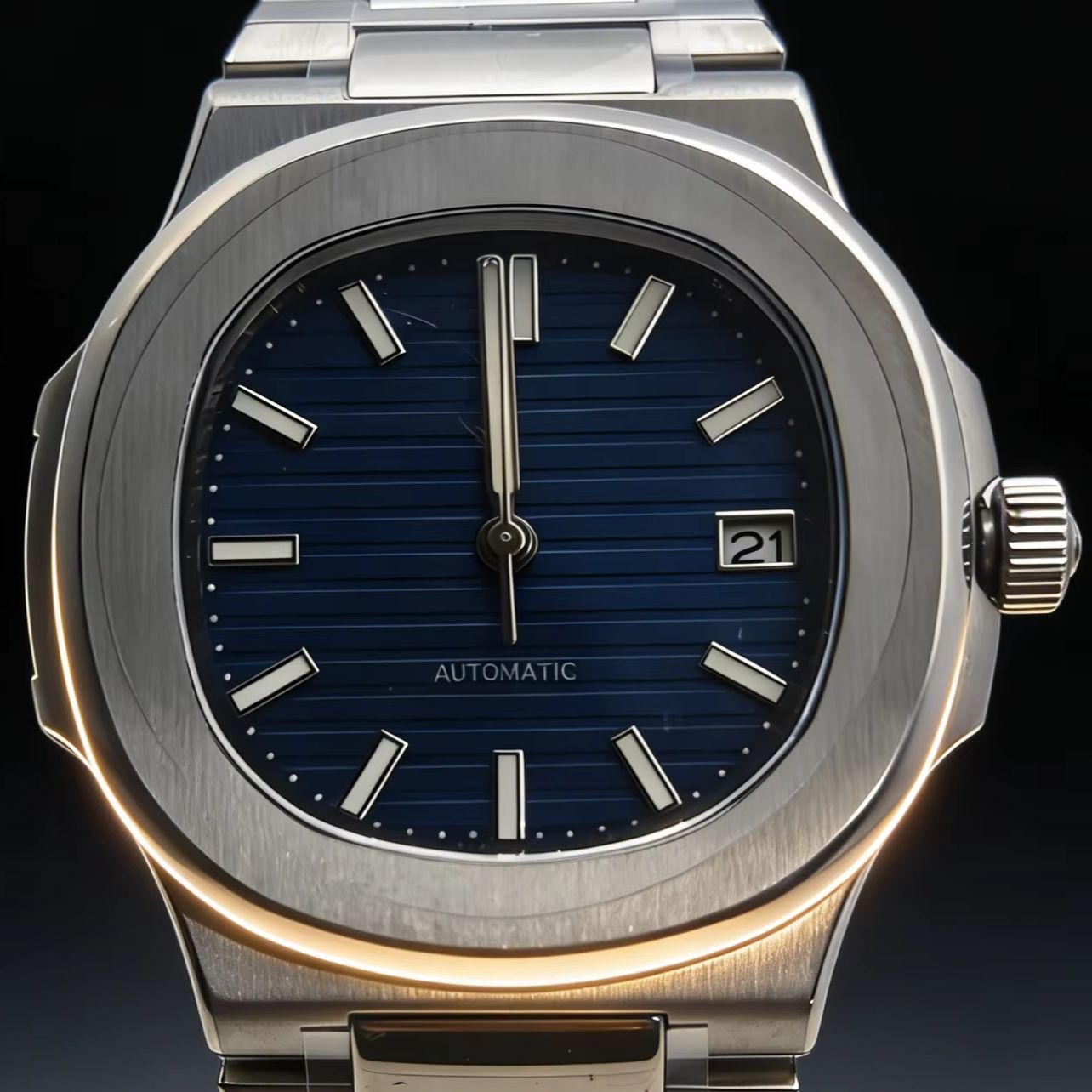 Patek Philippe Watch Nautilus - Reloj mecánico automático NH35 para hombre,