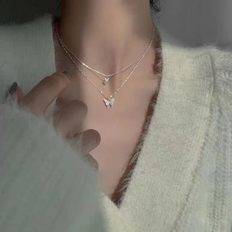 Butterfly Clasp Deployant - Nuevo Collar de Mariposa Brillante para