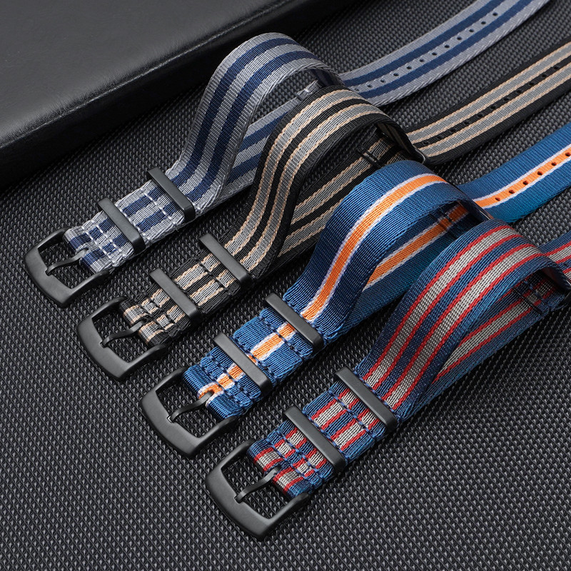 Correa de nailon tejido de 18m - Canvas Strap Watch reseña y precio