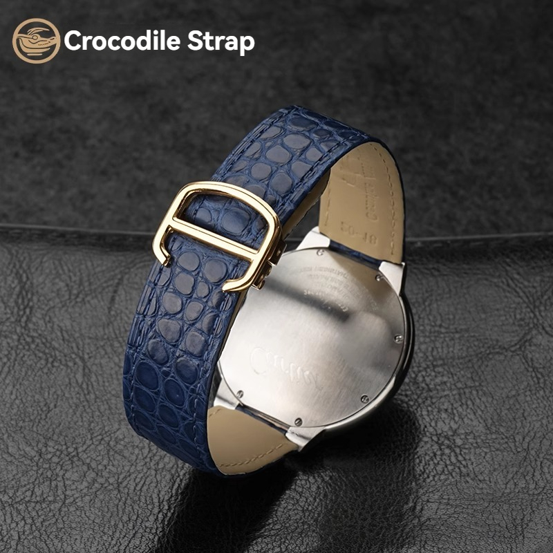 Correa de reloj de piel de coc - Cartier Watch Ballon Bleu reseña y precio