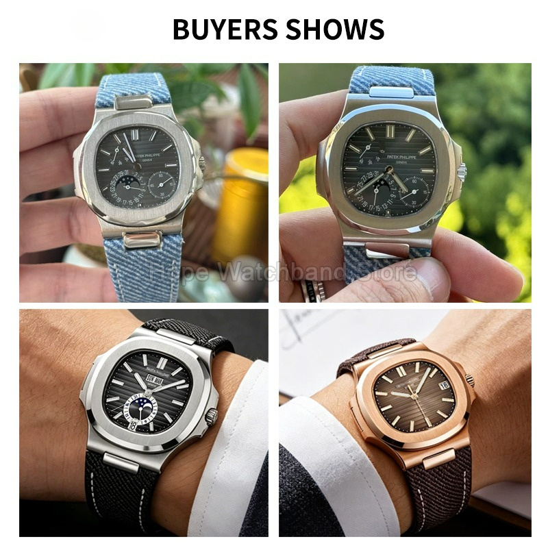 Accesorios de Reloj de Lona de - Patek Philippe Watch Nautilus reseña y precio