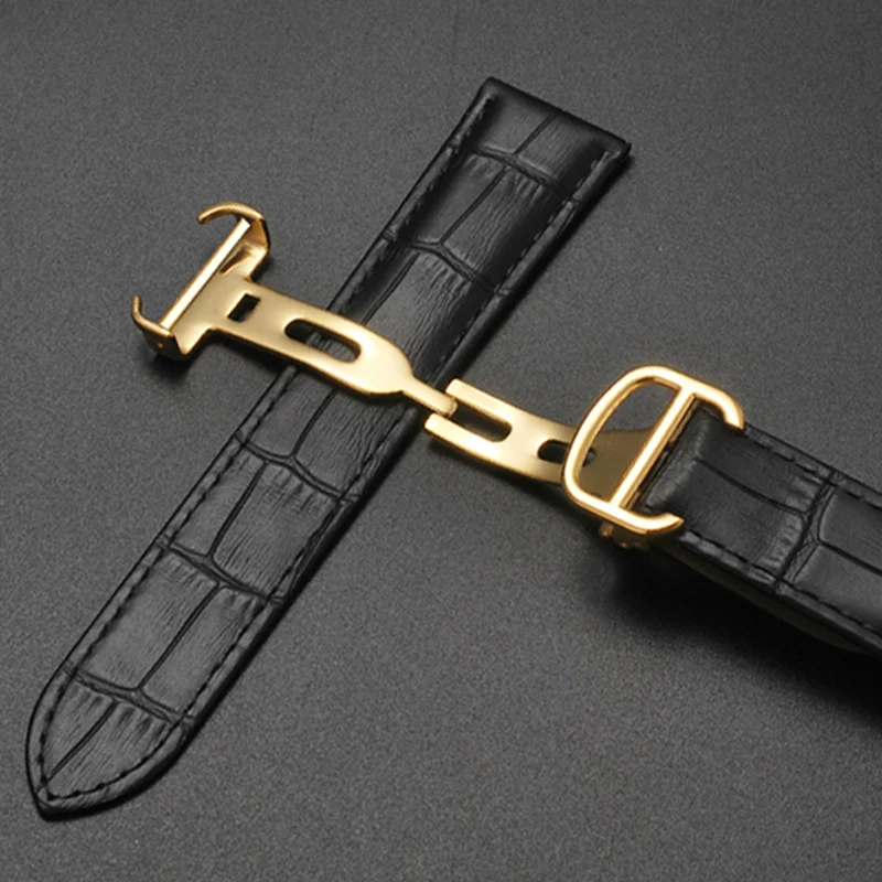Correa de reloj con patrón de  - Cartier Watch Santos reseña y precio