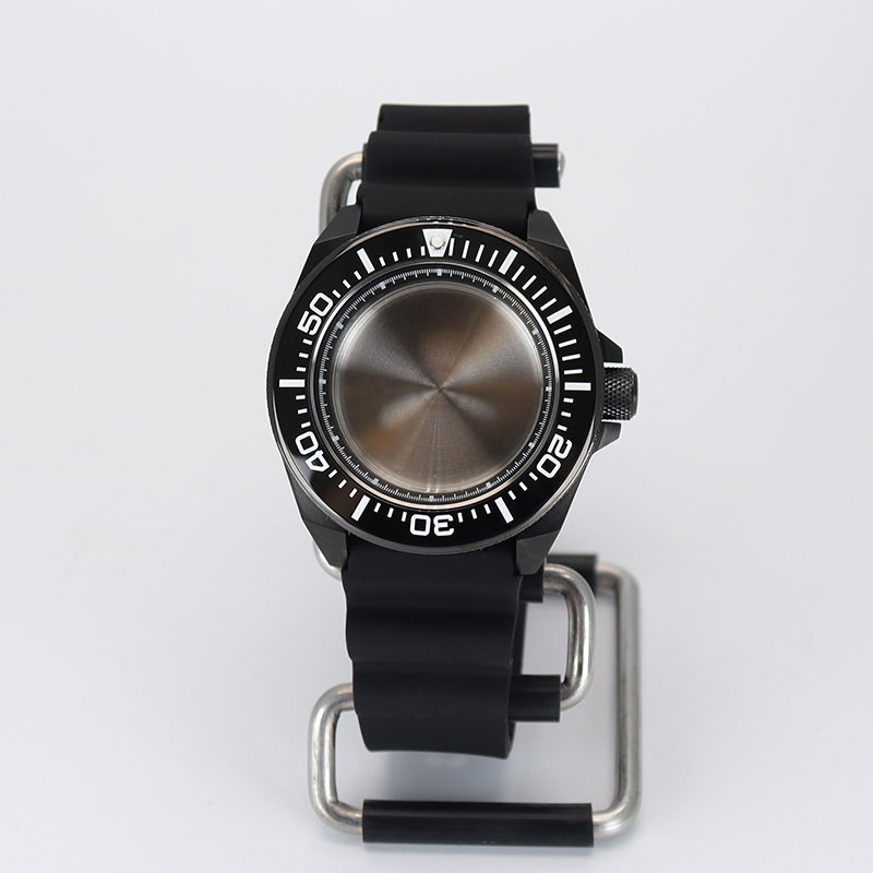 Caja de reloj de buceo de 43,8 - Rubber Strap Diver reseña y precio