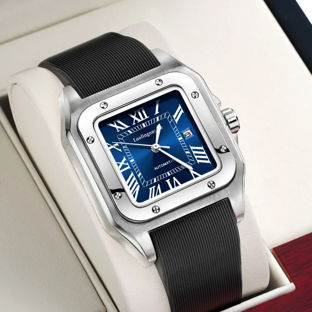 Reloj mecánico automático cuad - Cartier Watch Tank reseña y precio