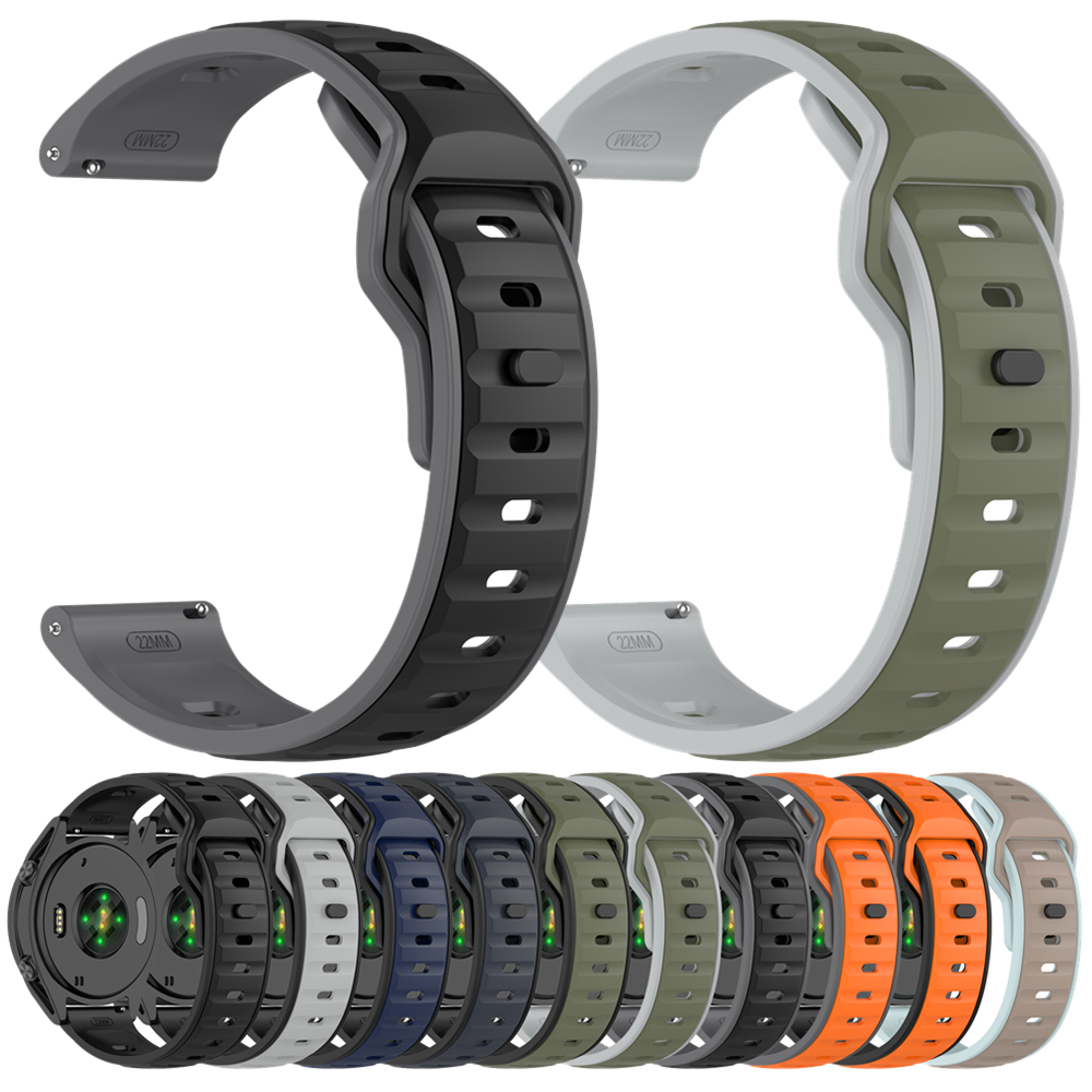 Correa de silicona de 20 a 22m - Silicone Watch Band 22Mm reseña y precio