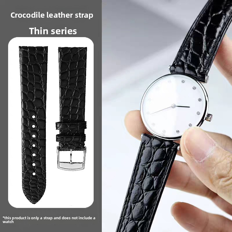 Correa de piel de cocodrilo su - Cartier Watch Tank reseña y precio