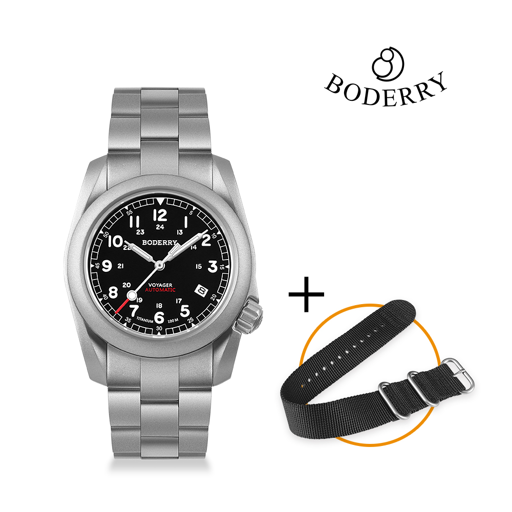 Reloj Boderry Voyager Field, r - Seiko Watch 5 Sports reseña y precio